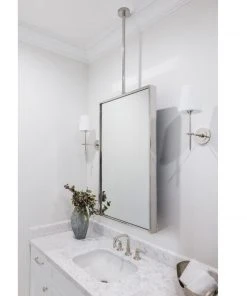 Mirror Home New Arrivals Ceiling Mount Mirror Polished Stainless Steel