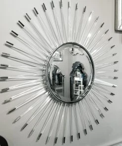 Mirror Home Acrylic And Nickel Starburst Mirror 8 Mirror Home Acrylic And Nickel Starburst Mirror