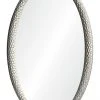 Mirror Home New Arrivals Jamie Drake Carved Oval Mirror Silver Leaf 2 Mirror Home New Arrivals Jamie Drake Carved Oval Mirror Silver Leaf