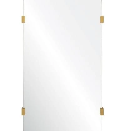 Mirror Home Rectangle Framed Mirror With Burnished Brass 3 Mirror Home Rectangle Framed Mirror With Burnished Brass