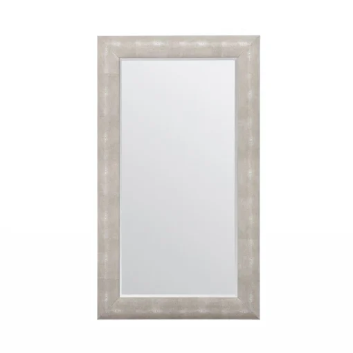 Made Goods Sabine Rectangular Mirror Sand Faux Shagreen 4 Made Goods Sabine Rectangular Mirror Sand Faux Shagreen