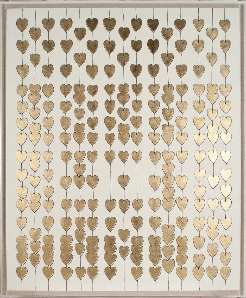 Natural Curiosities New Arrivals Cartier Heart Strings Gold Leaf Framed Artwork 3 Natural Curiosities New Arrivals Cartier Heart Strings Gold Leaf Framed Artwork