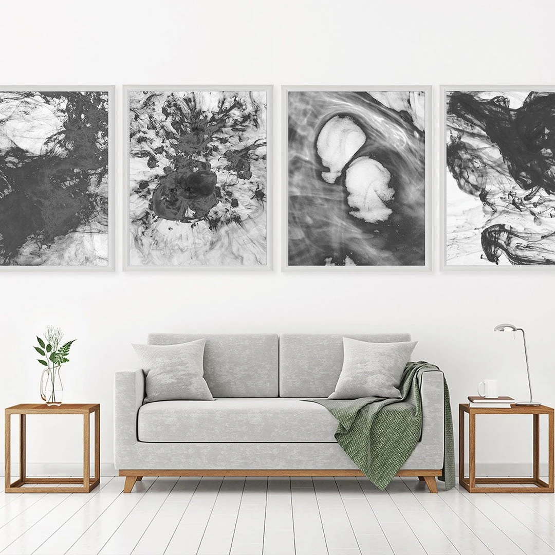 Natural Curiosities New Arrivals Black And White Ink And Water Framed Artwork No. 4 4 Natural Curiosities New Arrivals Black And White Ink And Water Framed Artwork No. 4