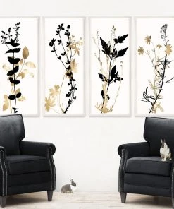 Natural Curiosities Black And White Herbarium 2 Framed Artwork