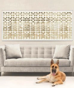 Natural Curiosities Cartier Hearts Gold Large Framed Artwork New Arrivals