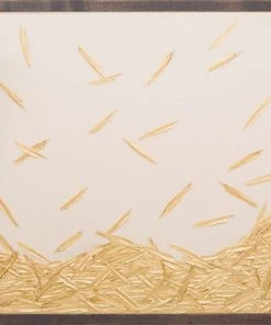 Natural Curiosities Golden Feathers Framed Artwork