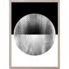 Natural Curiosities Halftone Circles Silver Framed Artwork New Arrivals