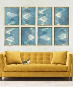 Natural Curiosities Indigo Handmade Papers Framed Artwork