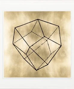 Natural Curiosities Krystalle 3 Gold Leaf Framed Artwork New Arrivals