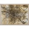 Natural Curiosities Gold City Map Artwork - Paris