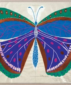 Natural Curiosities New Arrivals Paule Marrot Butterfly Blue Framed Artwork