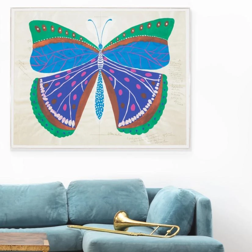 Natural Curiosities New Arrivals Paule Marrot Butterfly Blue Framed Artwork 4 Natural Curiosities New Arrivals Paule Marrot Butterfly Blue Framed Artwork