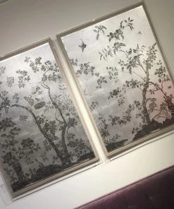 Natural Curiosities Rococo Black And Silver 1 Framed Artwork New Arrivals