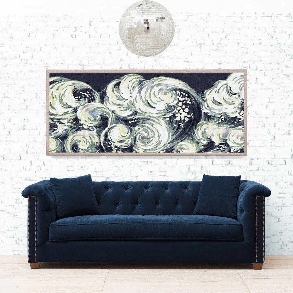 Natural Curiosities New Arrivals Silver Leaf Wave Framed Artwork 4 Natural Curiosities New Arrivals Silver Leaf Wave Framed Artwork