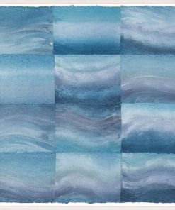 Natural Curiosities Water Study Blue Framed Artwork