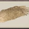 Natural Curiosities Wings Of Love Gold Right Framed Artwork