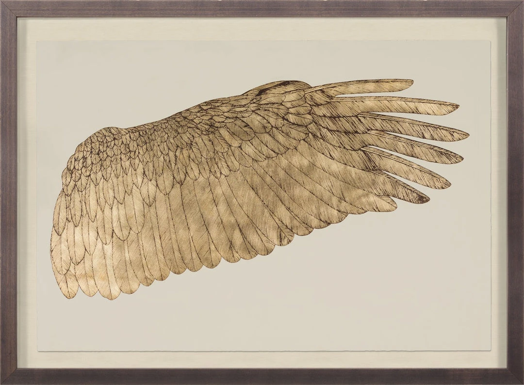 Natural Curiosities Wings Of Love Gold Right Framed Artwork 3 Natural Curiosities Wings Of Love Gold Right Framed Artwork