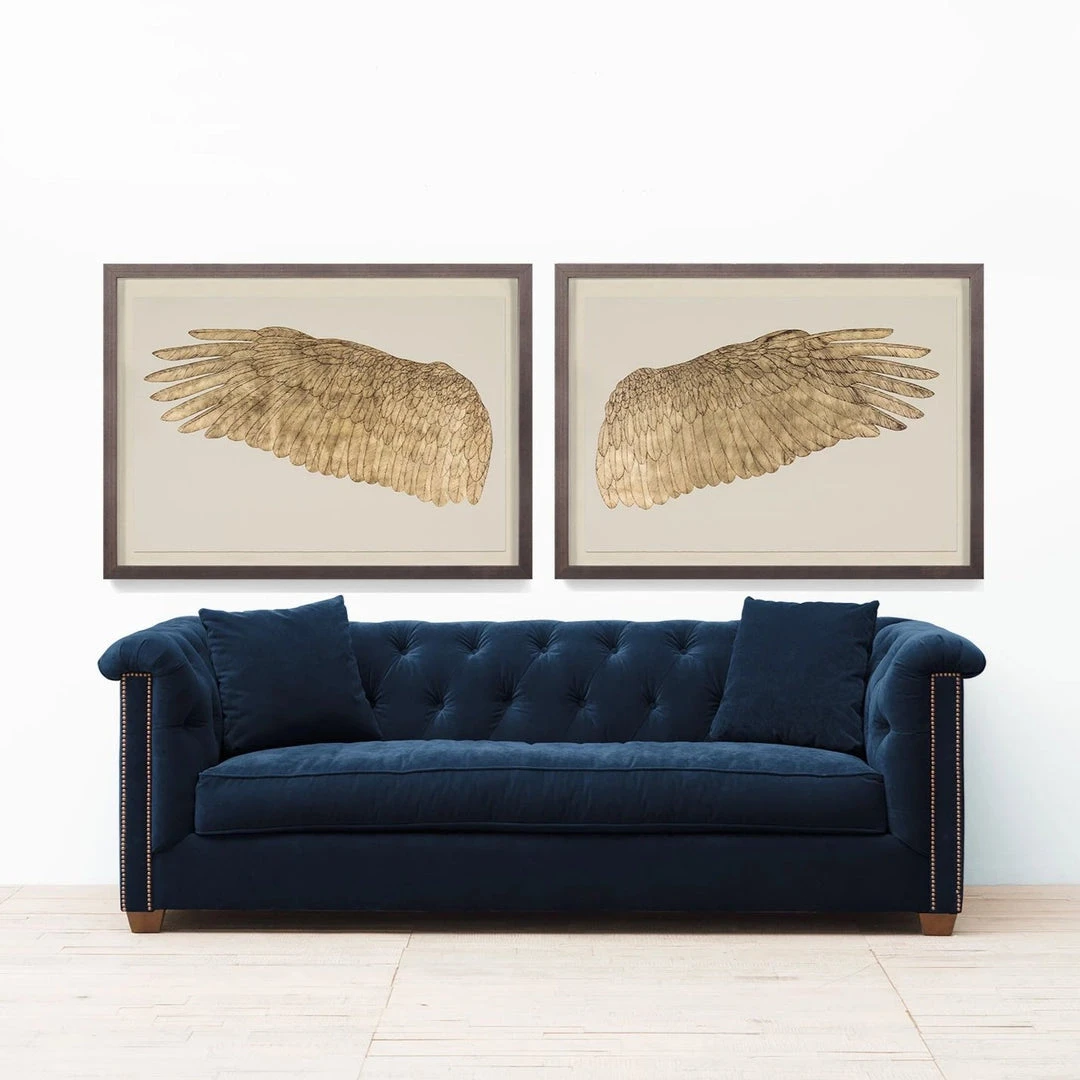 Natural Curiosities Wings Of Love Gold Right Framed Artwork 4 Natural Curiosities Wings Of Love Gold Right Framed Artwork