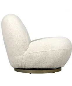 Noir Artemis Chair Teddy Ivory Fabric New Arrivals