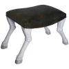 Noir New Arrivals Claw Leg Saddle Stool