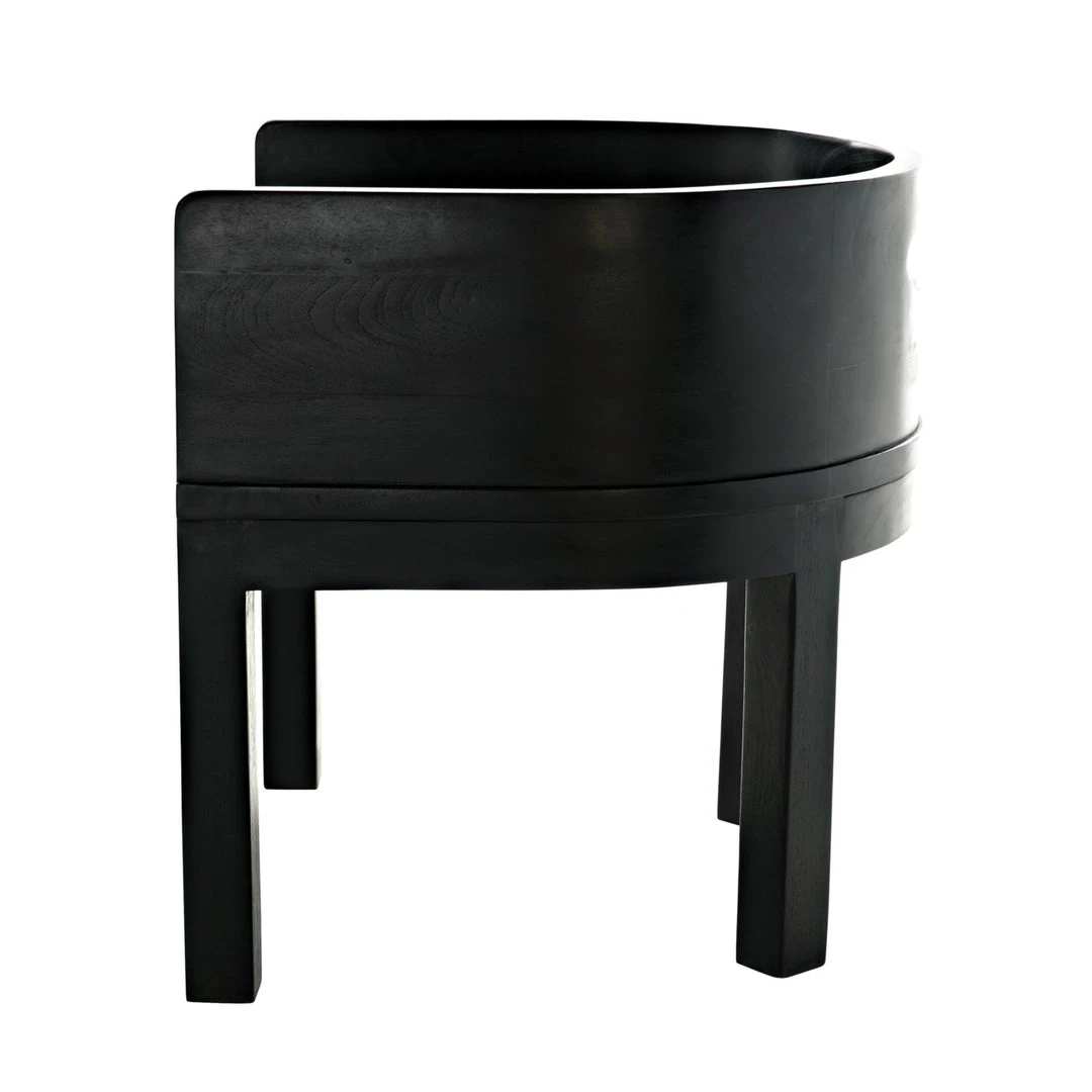 Noir Latour Chair Charcoal Black Leather 7 Noir Latour Chair Charcoal Black Leather