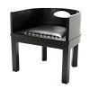 Noir Latour Chair Charcoal Black Leather 1 Noir Latour Chair Charcoal Black Leather
