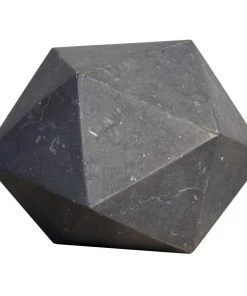 Noir New Arrivals Polyhedron Object Black Marble