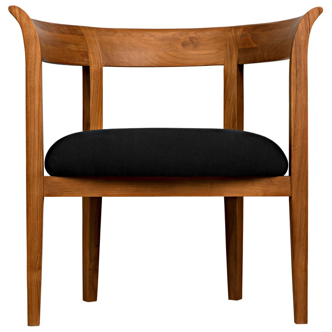 Noir New Arrivals Webster Chair Set Teak 3 Noir New Arrivals Webster Chair Set Teak