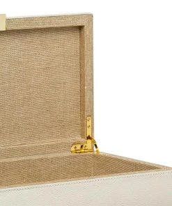 Made Goods Ralston Box Set Light Gray Full Grain Leather New Arrivals