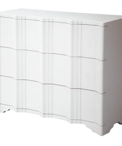 Oly Studio New Arrivals Jackson Low Chest Of Drawers Enamel White