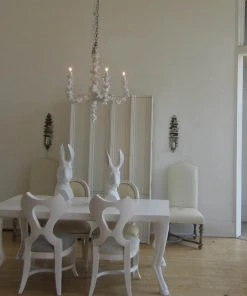 Oly Studio New Arrivals Klemm Chandelier Frost White