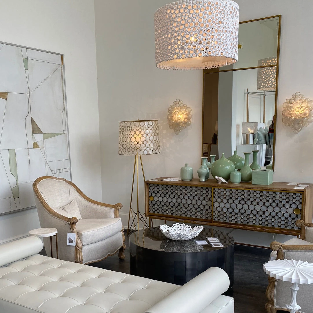 Oly Studio New Arrivals Meri Drum Chandelier 4 Oly Studio New Arrivals Meri Drum Chandelier