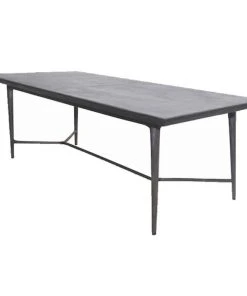 Oly Studio Ray Rectangle Dining Table Coal Rustic Top New Arrivals
