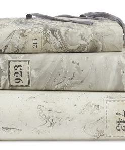 E Lawrence New Arrivals Hand Painted Gray Marble Box Set Of Three