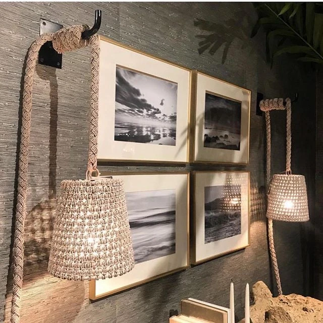 Palecek New Arrivals Green Oaks Wall Pendant White Sand 4 Palecek New Arrivals Green Oaks Wall Pendant White Sand