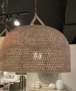 Palecek New Arrivals Green Oaks Pendant Natural Oversized