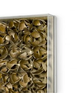 Palecek Adrift Coco Wall Decor Antique Brass Small 6 Palecek Adrift Coco Wall Decor Antique Brass Small