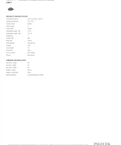 Palecek New Arrivals Andorra Pendant Small Grey 9 Palecek New Arrivals Andorra Pendant Small Grey