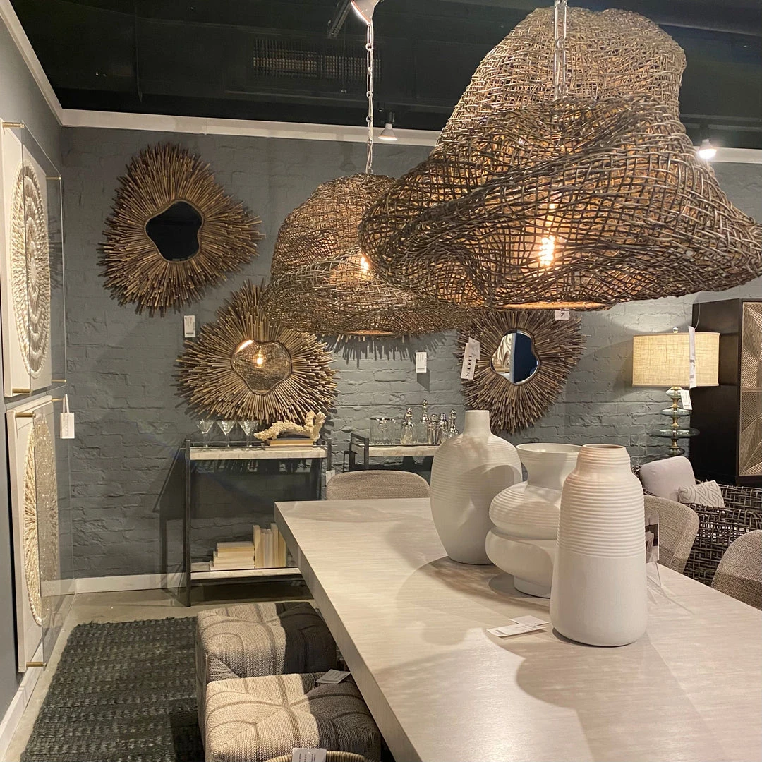 Palecek Andorra Pendant Large Grey New Arrivals 5 Palecek Andorra Pendant Large Grey New Arrivals