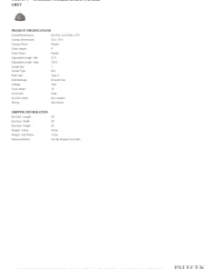 Palecek Andorra Pendant Large Grey New Arrivals 11 Palecek Andorra Pendant Large Grey New Arrivals