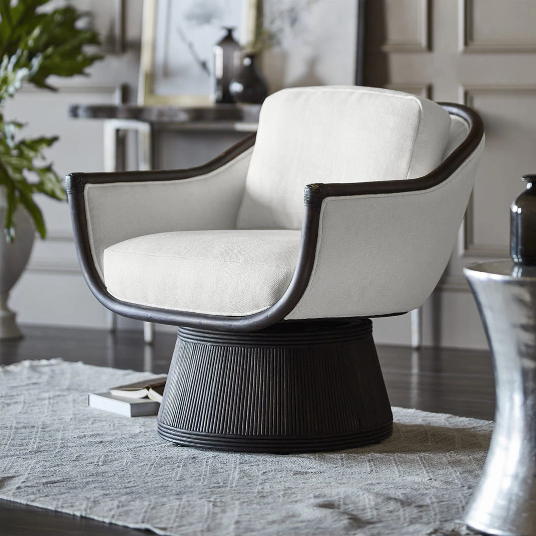 Palecek Baldwin Swivel Lounge Chair New Arrivals 4 Palecek Baldwin Swivel Lounge Chair New Arrivals