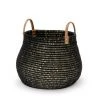Palecek Cairo Basket Black Two Sizes New Arrivals 1 Palecek Cairo Basket Black Two Sizes New Arrivals