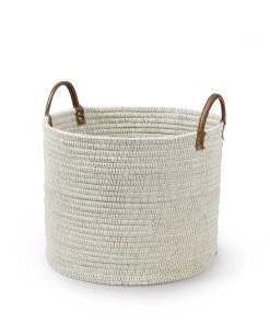Palecek Cairo Planter Basket White New Arrivals