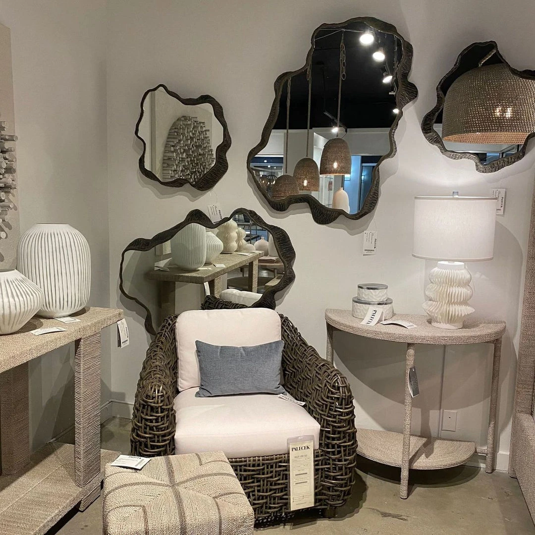 Palecek Caldera Mirror Small 4 Palecek Caldera Mirror Small