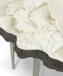 Palecek New Arrivals Chloe Fossil Clam Console Table 11 Palecek New Arrivals Chloe Fossil Clam Console Table