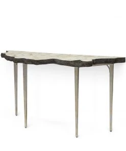 Palecek New Arrivals Chloe Fossil Clam Console Table