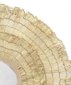 Palecek Coco Ruffle Mirror