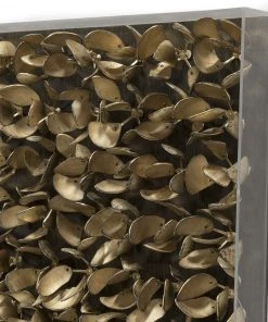 Palecek Adrift Coco Wall Decor Antique Gold 9 Palecek Adrift Coco Wall Decor Antique Gold