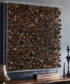 Palecek Adrift Coco Wall Decor Antique Gold