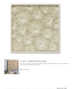 Palecek New Arrivals Dandelion Wall Decor 10 Palecek New Arrivals Dandelion Wall Decor